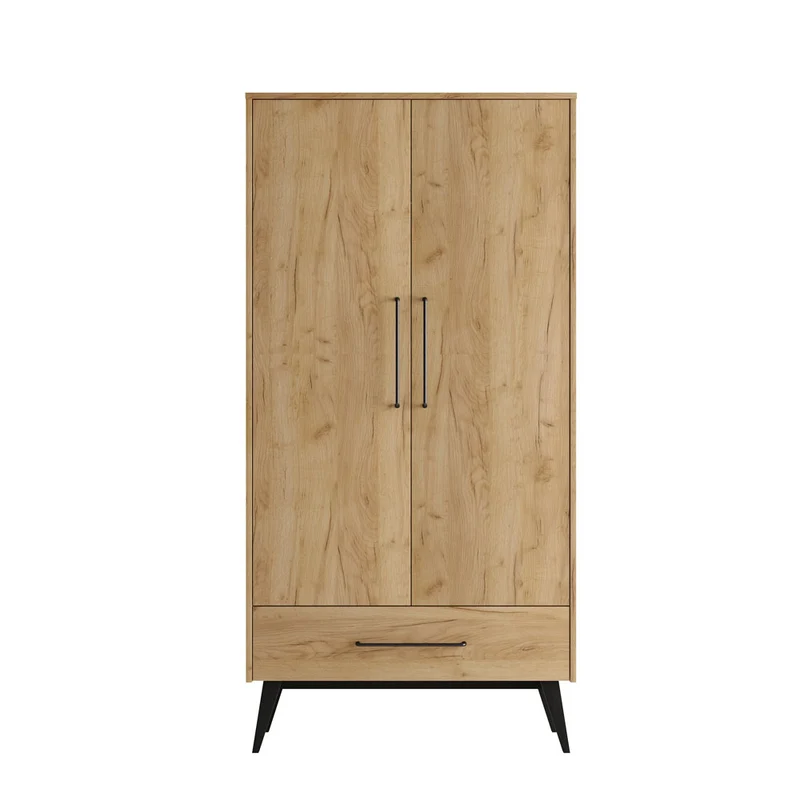 Kleiderschrank Retro 2-Türig