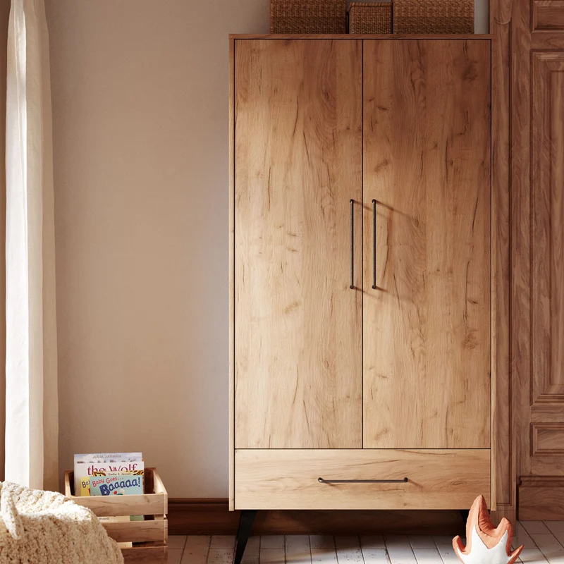 Kleiderschrank Retro 2-Türig