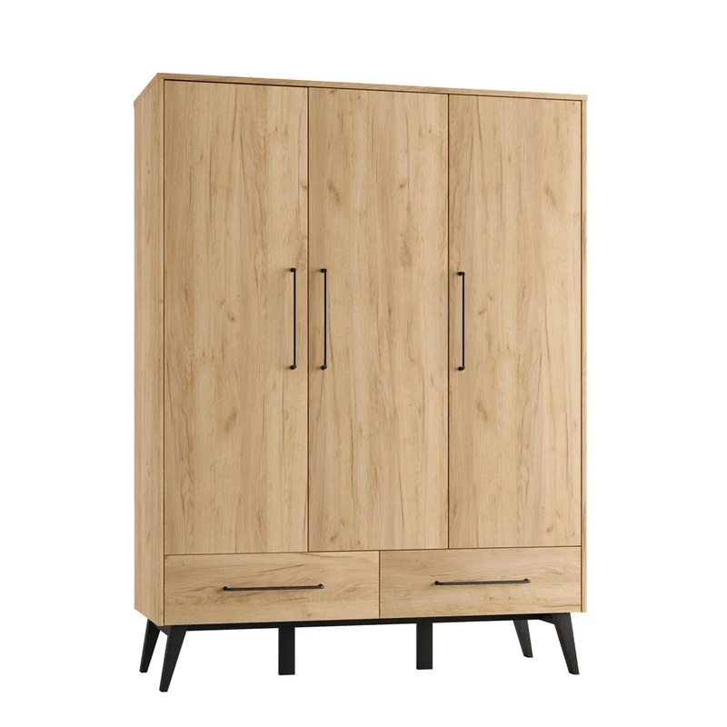 Kleiderschrank Retro 3-Türig