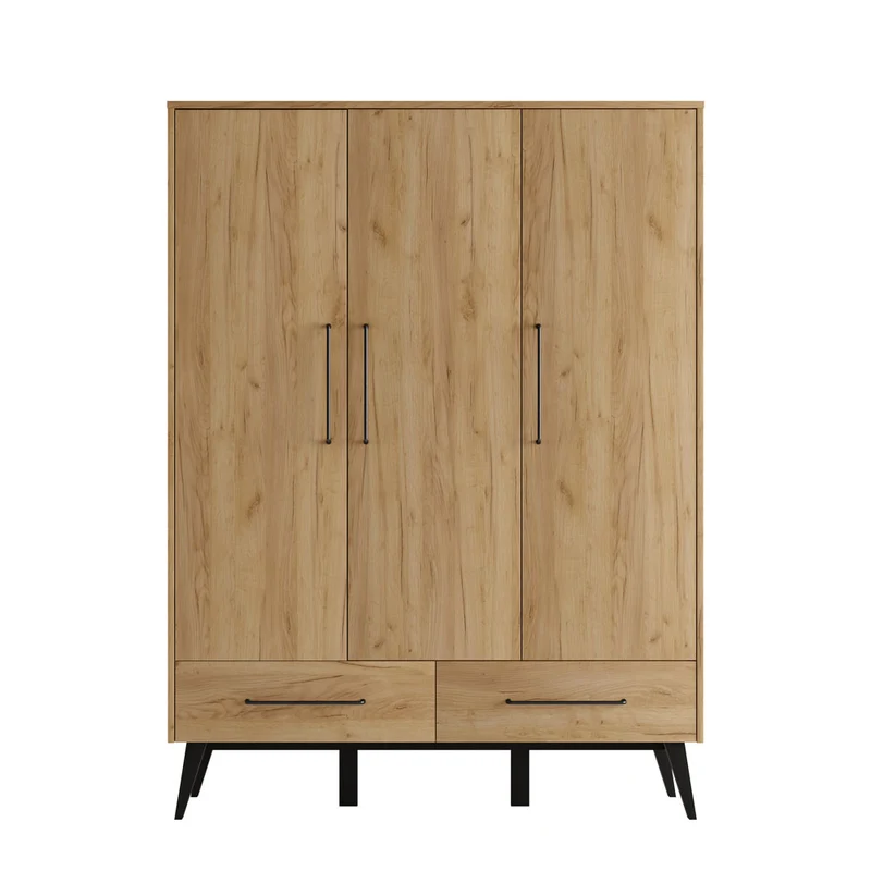 Kleiderschrank Retro 3-Türig