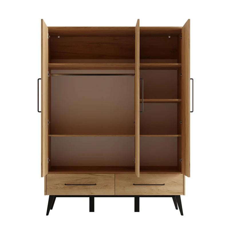 Kleiderschrank Retro 3-Türig