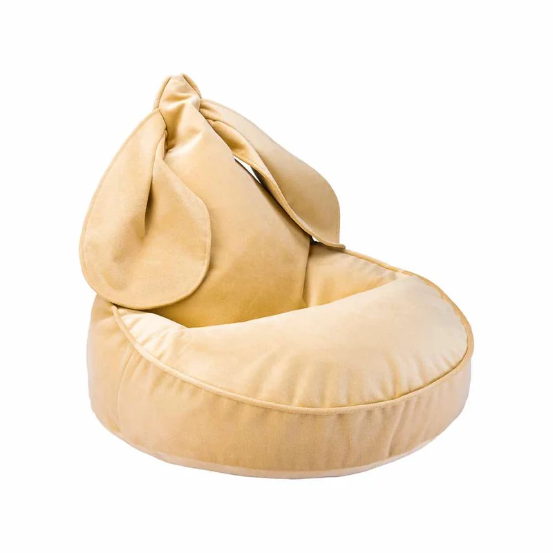 Hasen-Beanbag Samt Honig