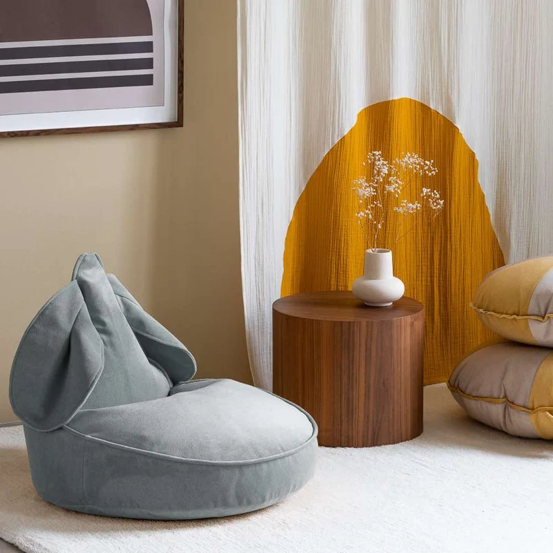 Hasen-Beanbag Samt Jade