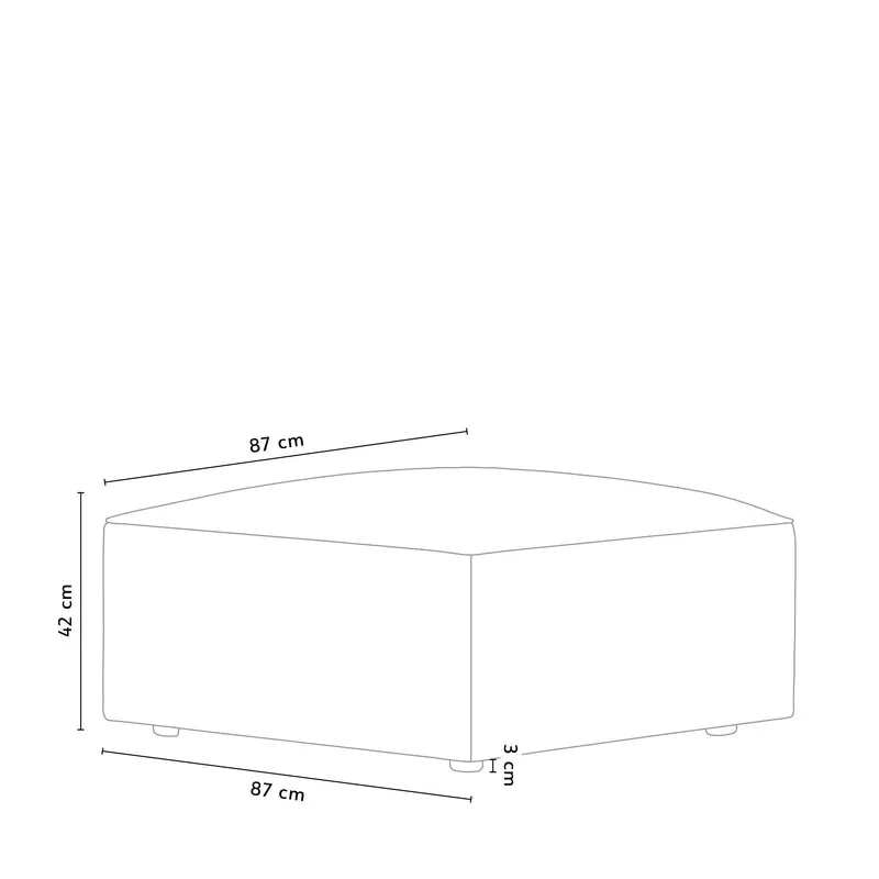 Adelaide II (XL) Hocker