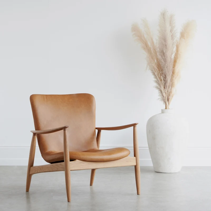 Korobi II Loungestuhl Leder