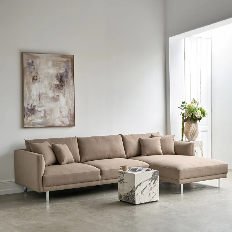 Capella II Chaiselong-Sofa - rechtsgewendet