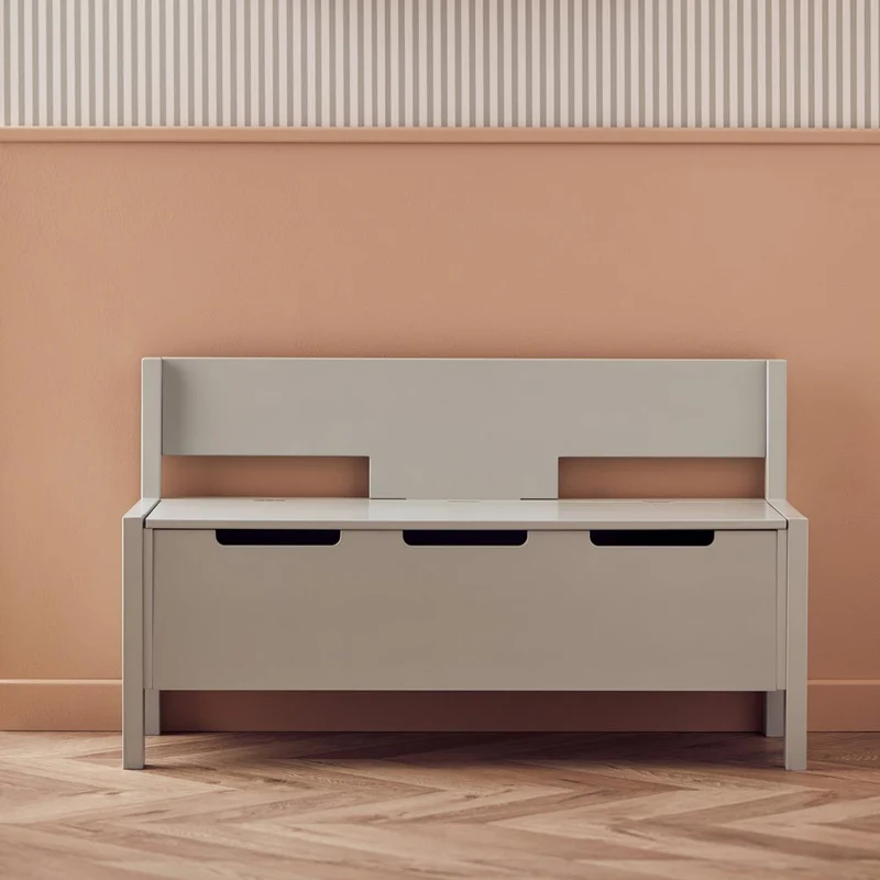 Sitzbank mit Stauraum, Holz