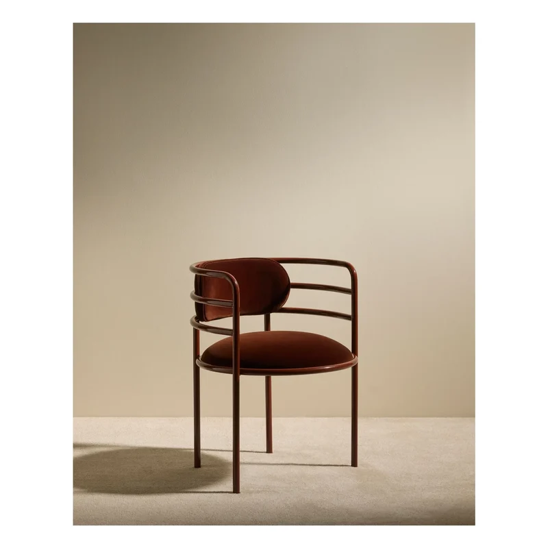 Maison Sarah Lavoine - Ay kadife sandalye | Çikolata