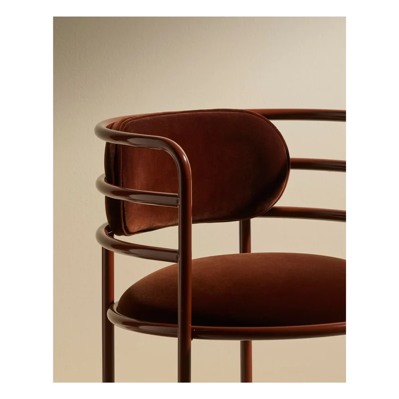 Maison Sarah Lavoine - Ay kadife sandalye | Çikolata