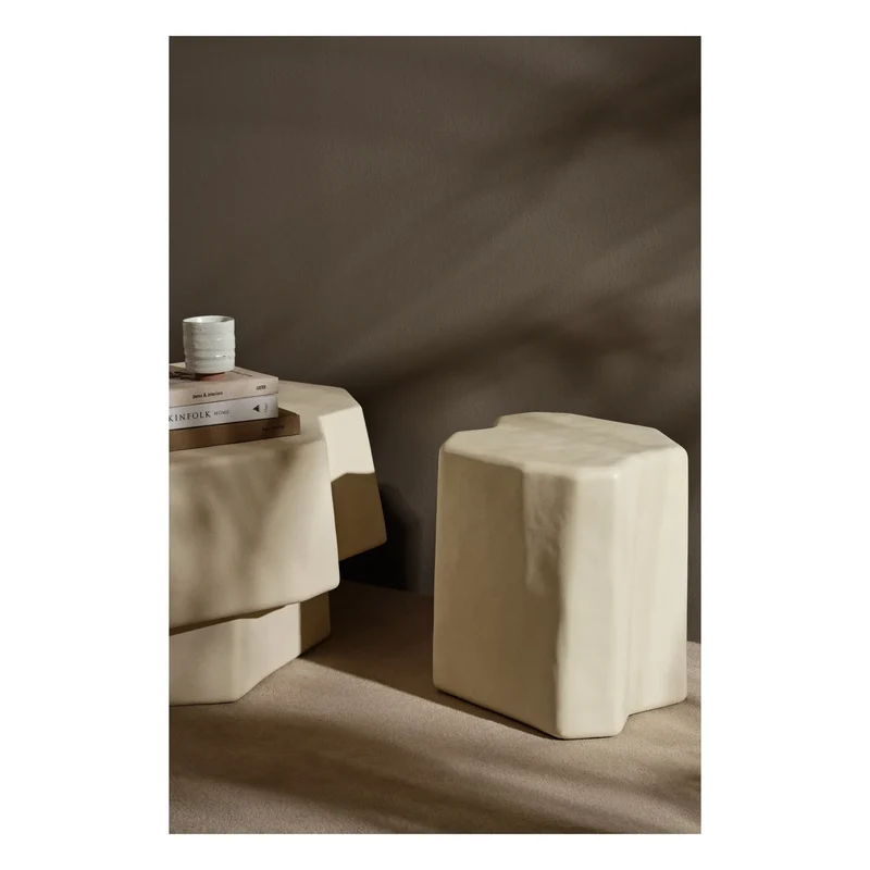 Ferm Living - Staffa tabure | Fildişi