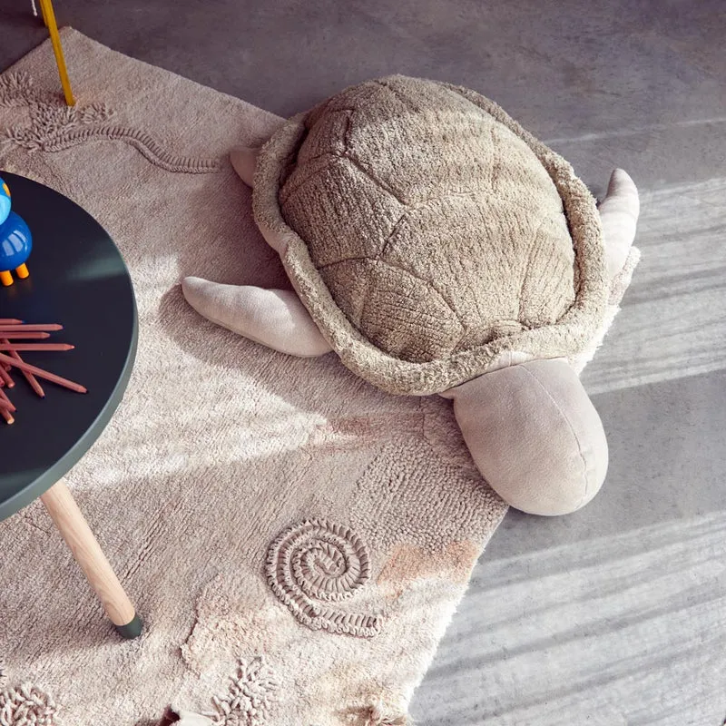 Pouf Mr. Turtle zum Spielen und Sitzen