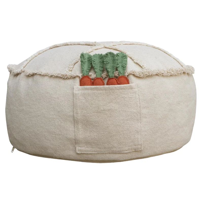 Pouf Gemüse Tic-Tac-Toe