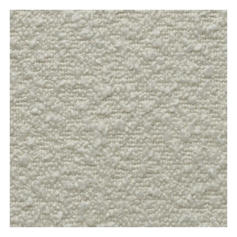 Panac Edition - Bellechasse 2 Kişilik Şömine Sandalyesi, Bouclé - 120 cm | Kırık Beyaz