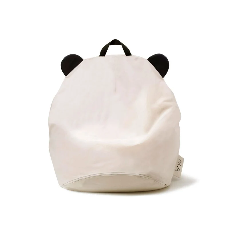 Sitzsack Panda, in pink, schwarz oder grau