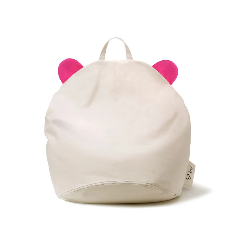 Sitzsack Panda, in pink, schwarz oder grau