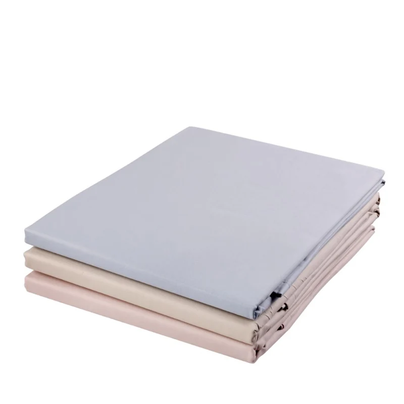 Flaches Bettlaken 240×250 cm – Staubblau