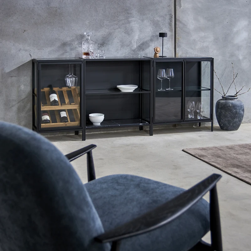 Mason II Regal – schwarzes Metall