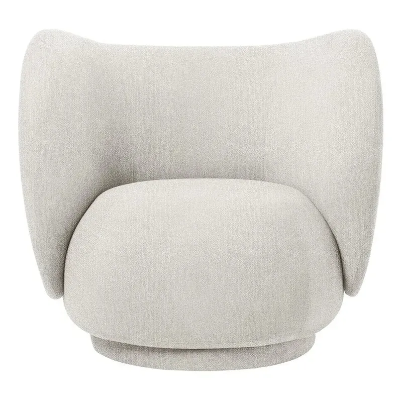 Ferm Living - Rico bukle döşemeli koltuk | Krem