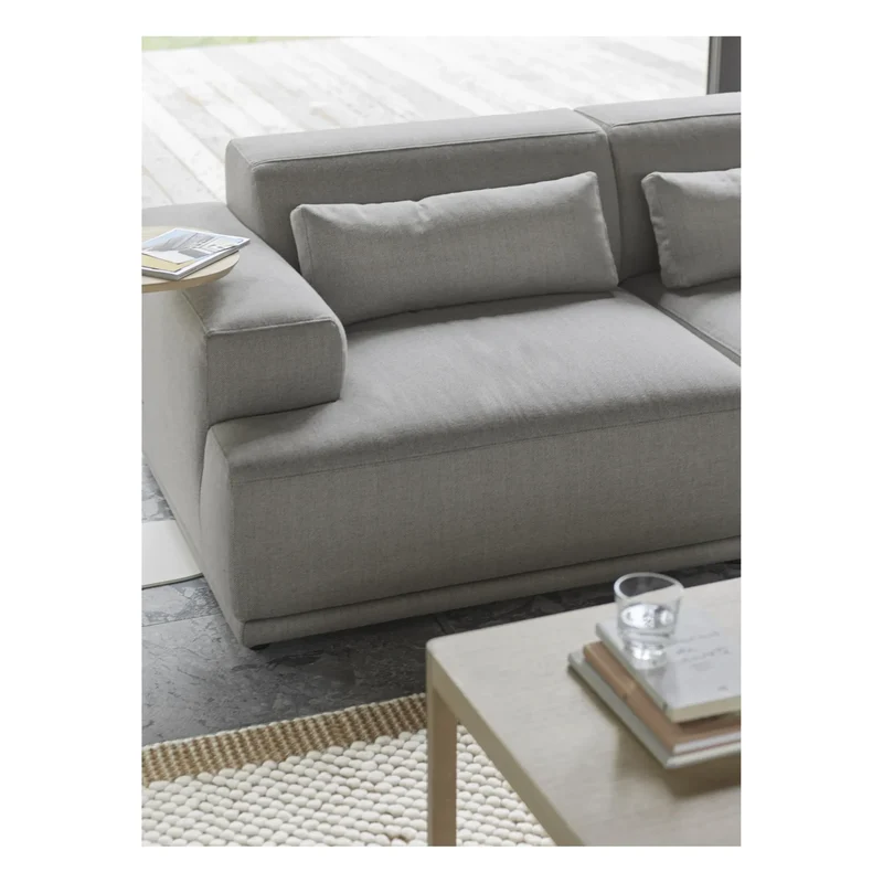 Muuto - Connect Soft 2 Kişilik Kanepe | Açık gri