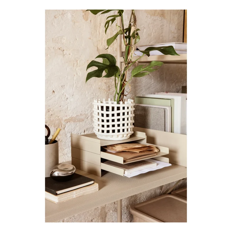 Ferm Living - Seramik Sepet | Beyaz