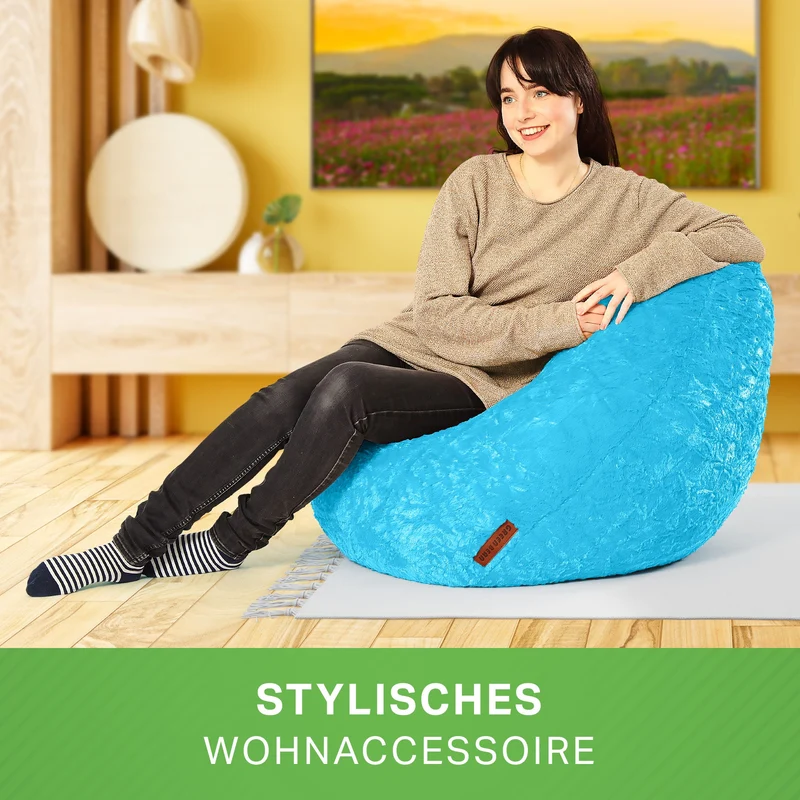 Kindersitzsack aus Plüsch