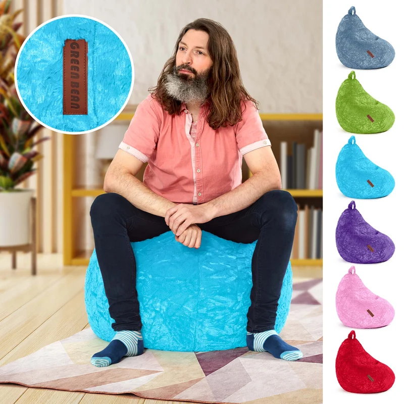 Kindersitzsack aus Plüsch