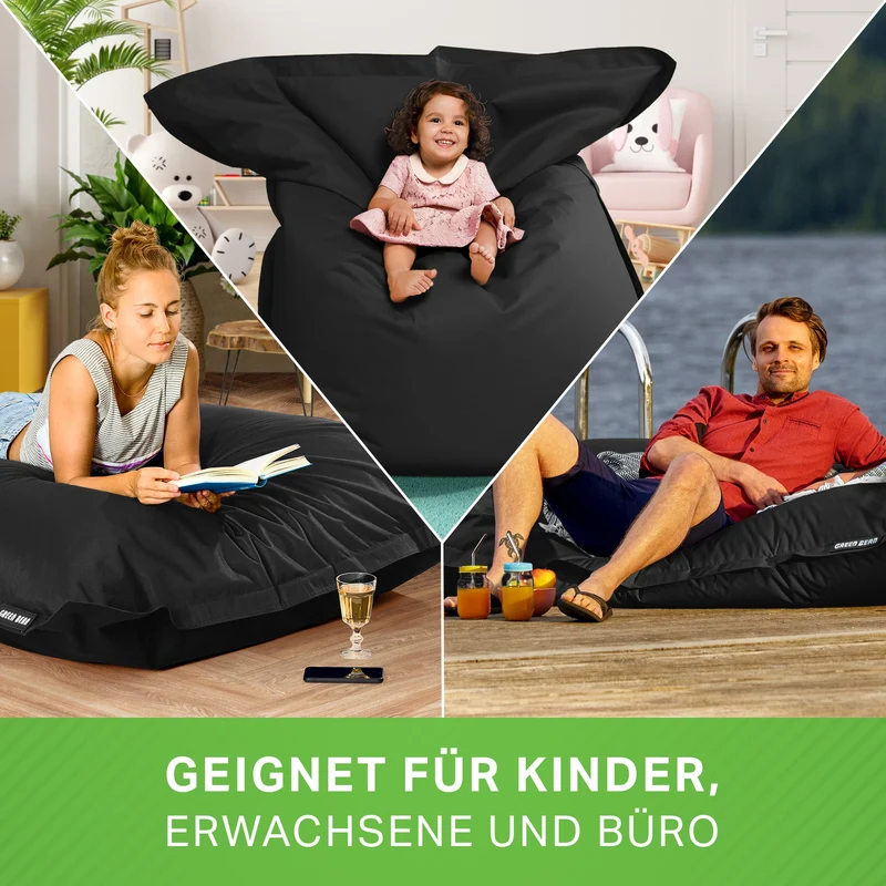 Square Riesensitzsack für Indoor & Outdoor