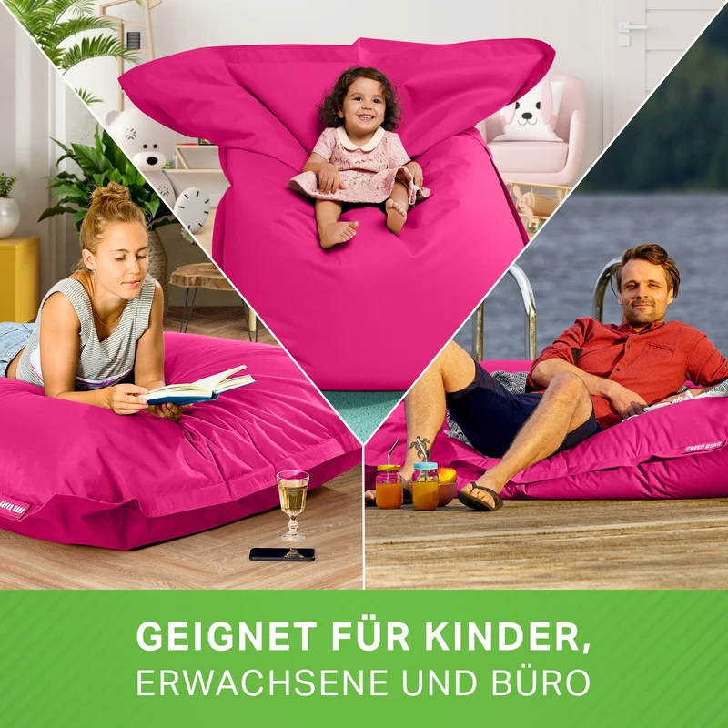 Square Riesensitzsack für Indoor & Outdoor