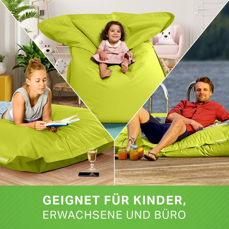 Square Riesensitzsack für Indoor & Outdoor