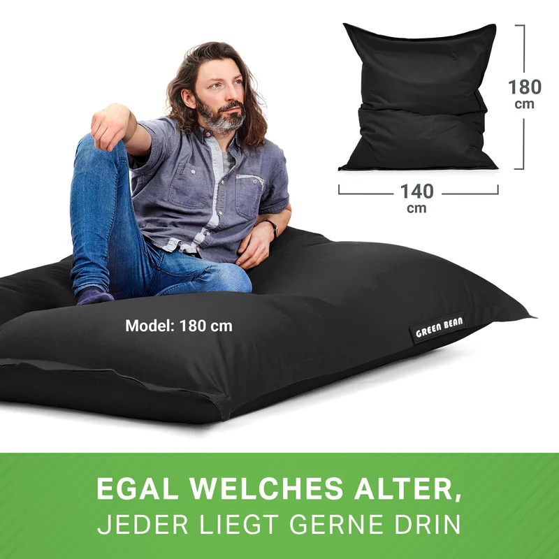 Square Riesensitzsack für Indoor & Outdoor