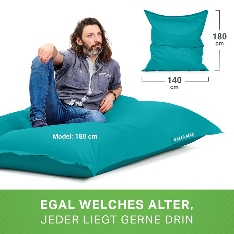 Square Riesensitzsack für Indoor & Outdoor
