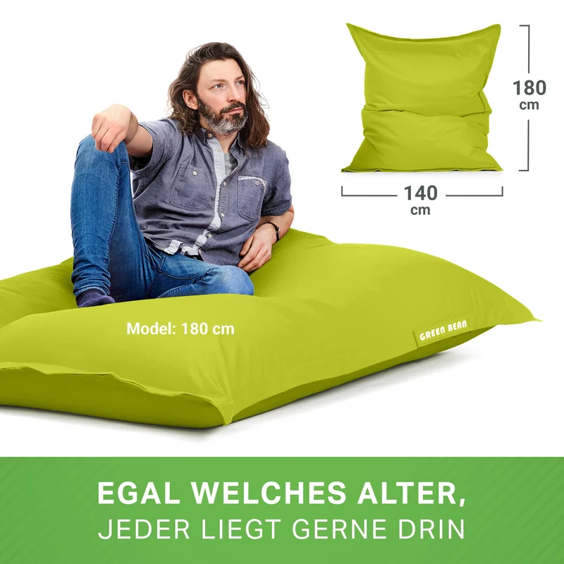 Square Riesensitzsack für Indoor & Outdoor