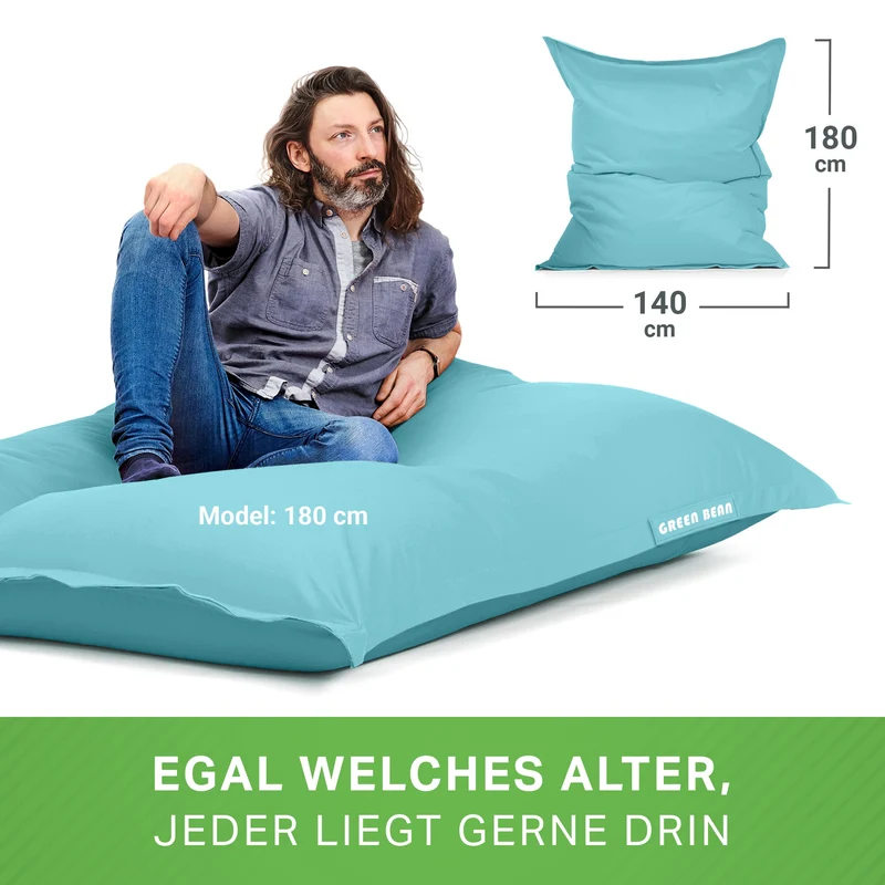 Square Riesensitzsack für Indoor & Outdoor
