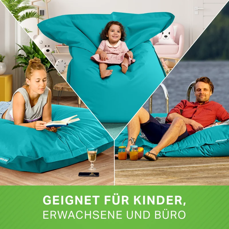 Square Riesensitzsack für Indoor & Outdoor