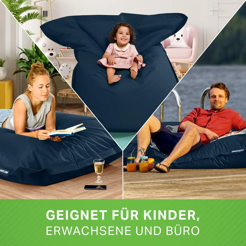 Square Riesensitzsack für Indoor & Outdoor
