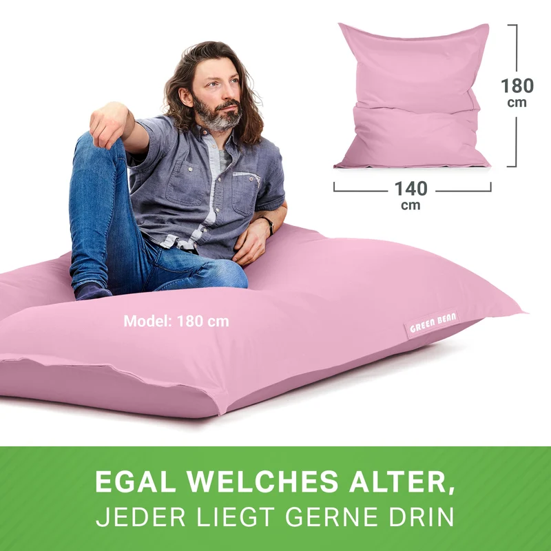 Square Riesensitzsack für Indoor & Outdoor