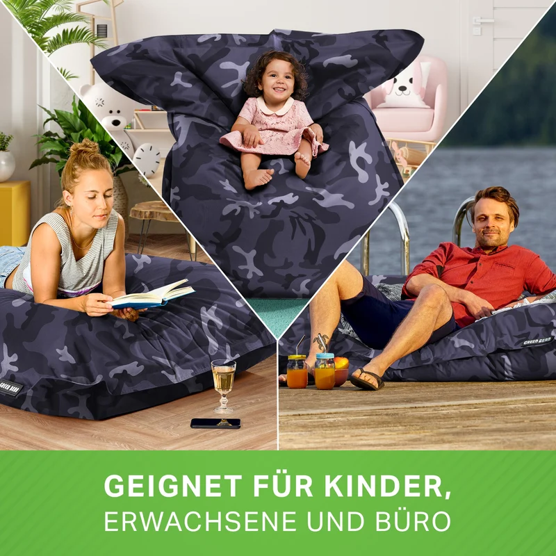 Square Riesensitzsack für Indoor & Outdoor