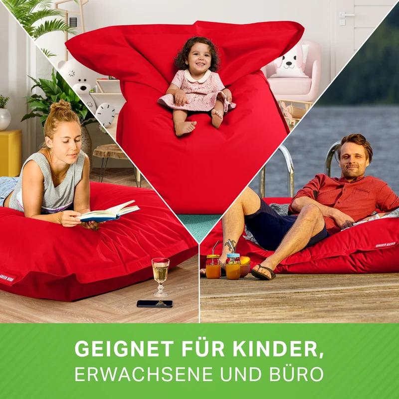 Square Riesensitzsack für Indoor & Outdoor