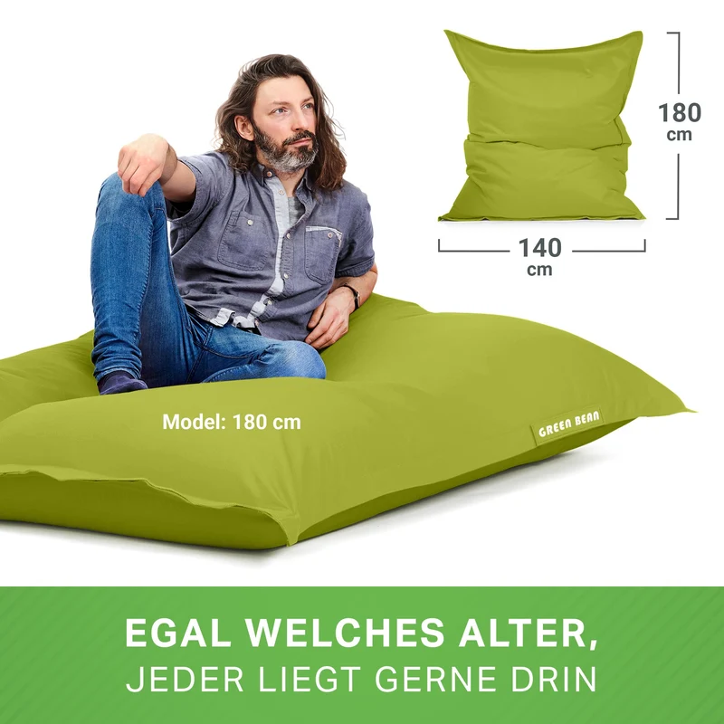 Square Riesensitzsack für Indoor & Outdoor