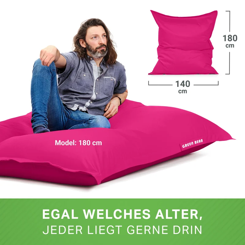 Square Riesensitzsack für Indoor & Outdoor