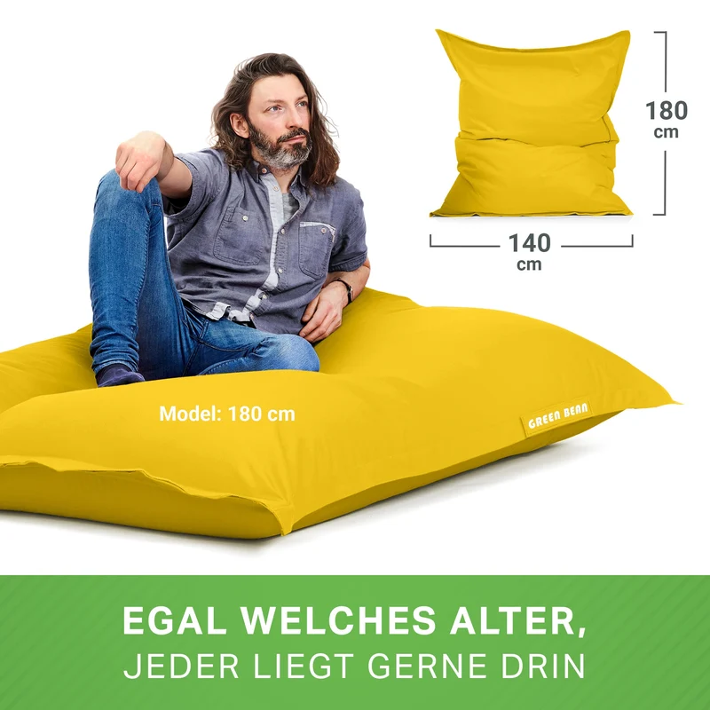 Square Riesensitzsack für Indoor & Outdoor