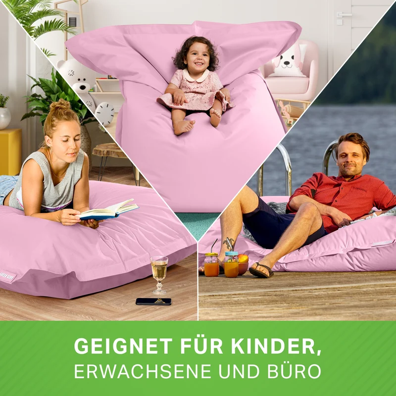 Square Riesensitzsack für Indoor & Outdoor