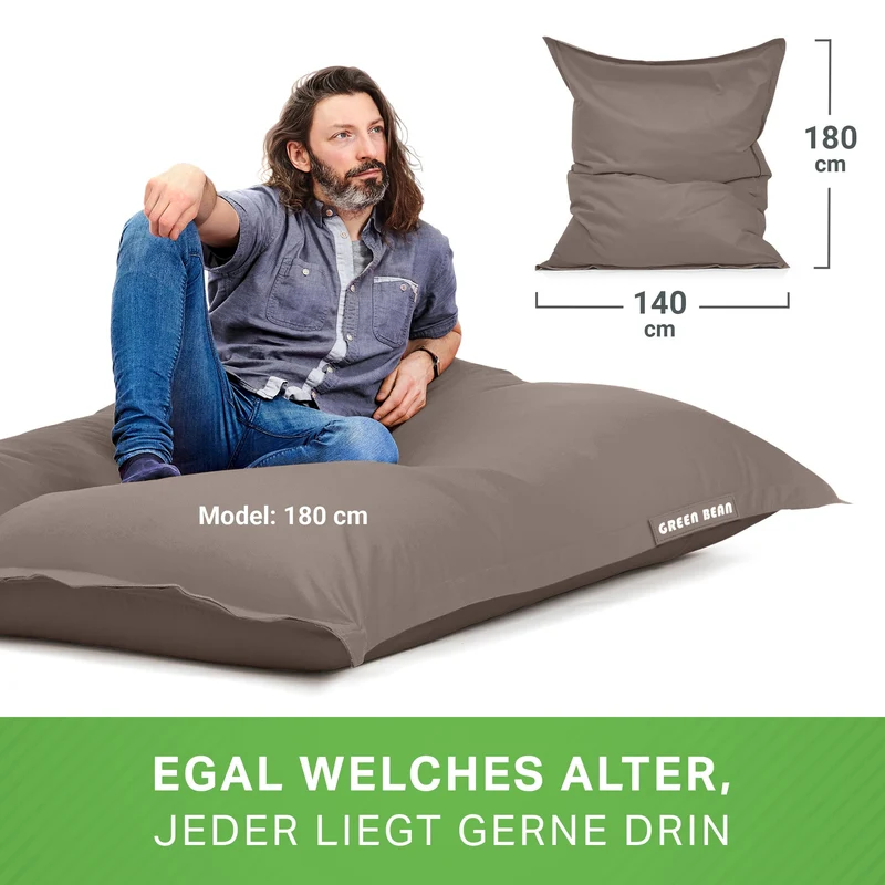 Square Riesensitzsack für Indoor & Outdoor