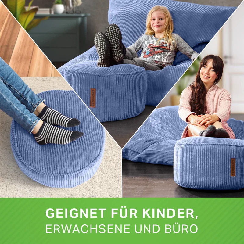 Stay Sitzhocker in Cord-Optik