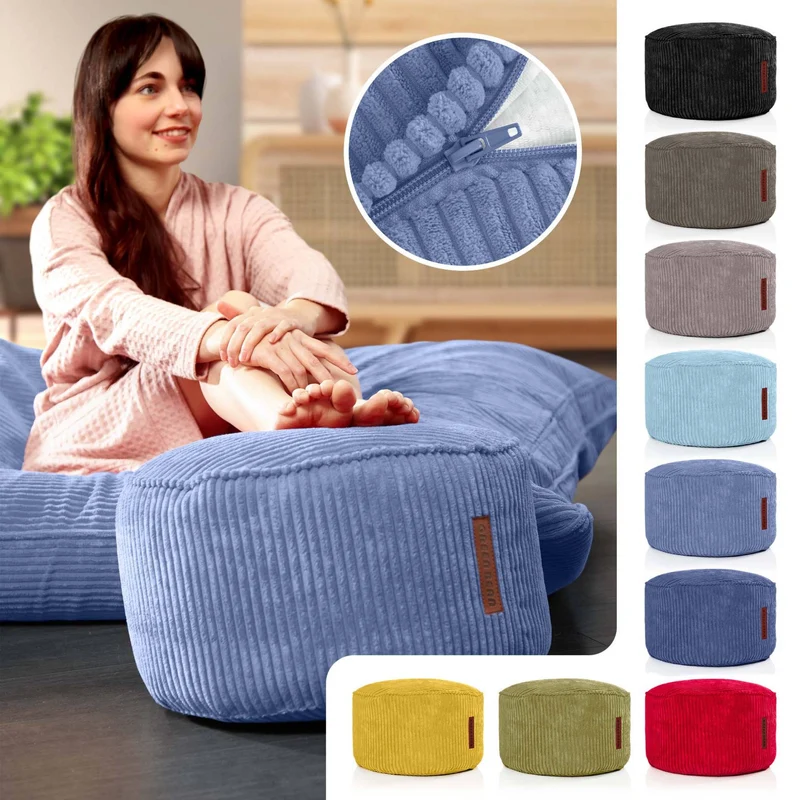 Stay Sitzhocker in Cord-Optik