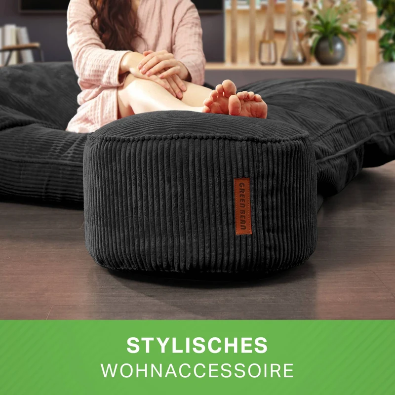 Stay Sitzhocker in Cord-Optik