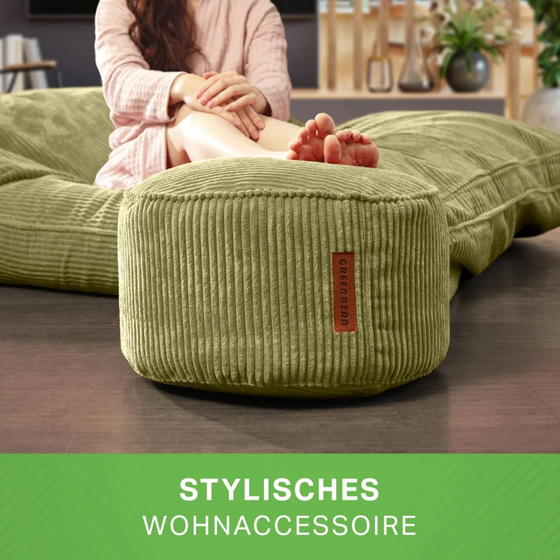 Stay Sitzhocker in Cord-Optik