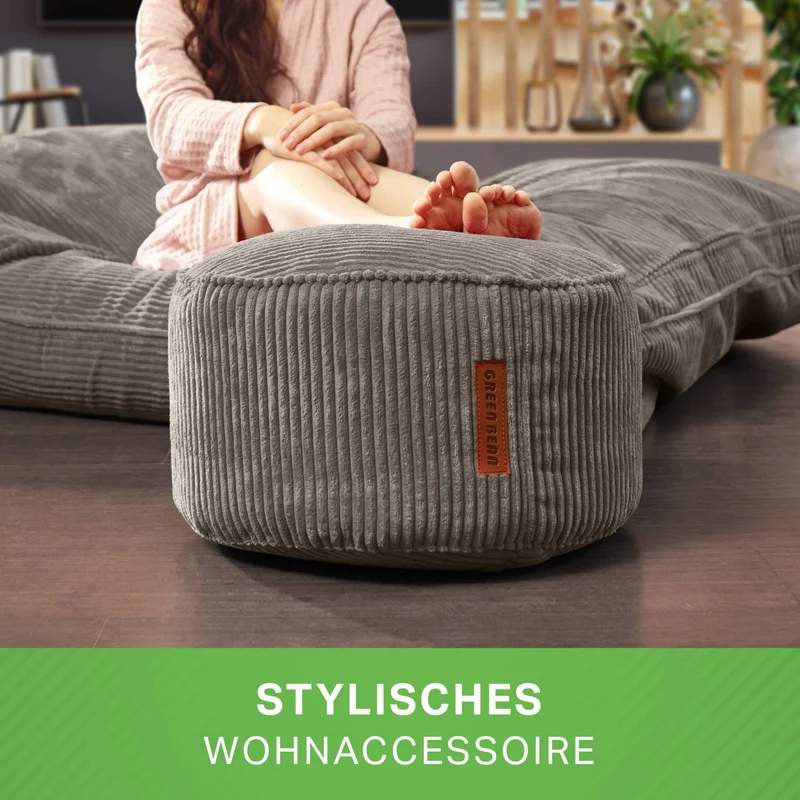 Stay Sitzhocker in Cord-Optik