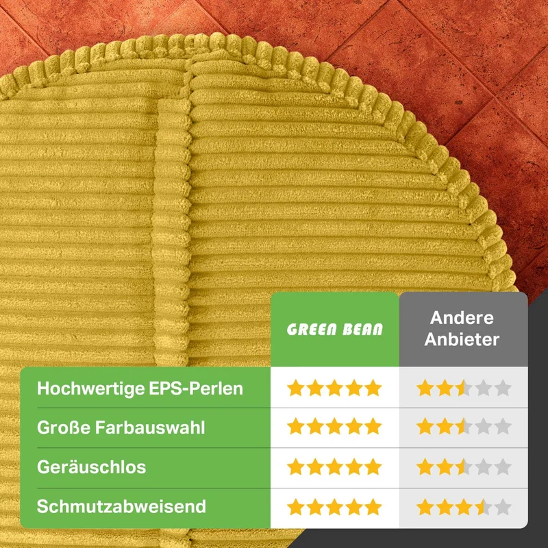 Stay Sitzhocker in Cord-Optik