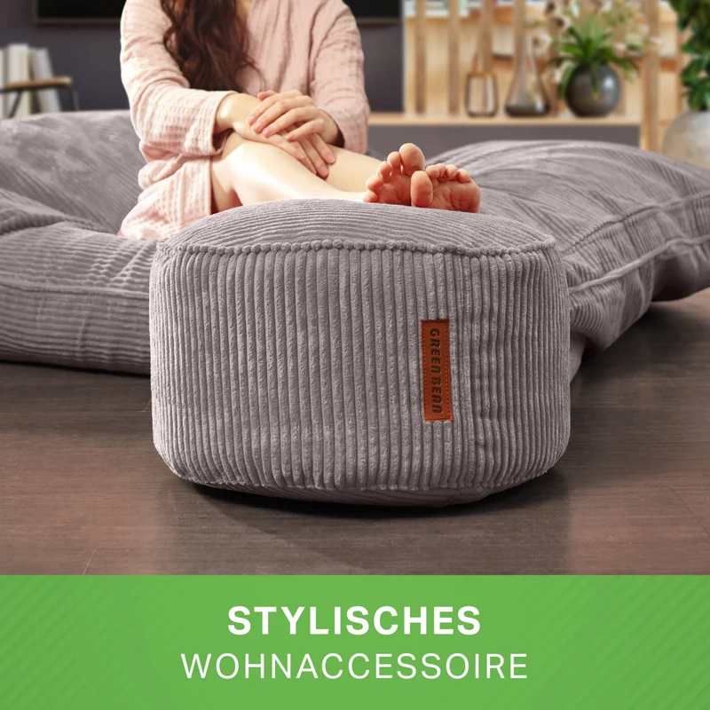 Stay Sitzhocker in Cord-Optik